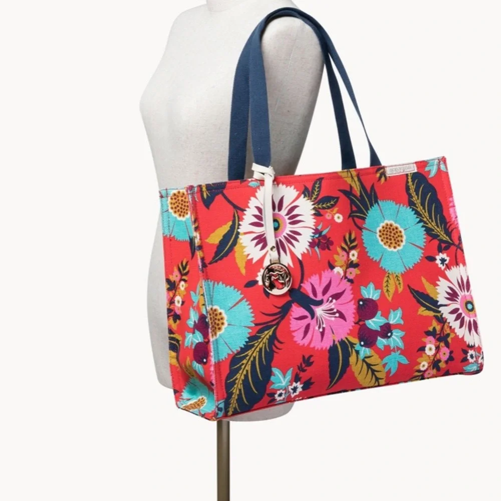 Spartina 449 Market Tote - Little Bermuda - NWT Retured Pattern